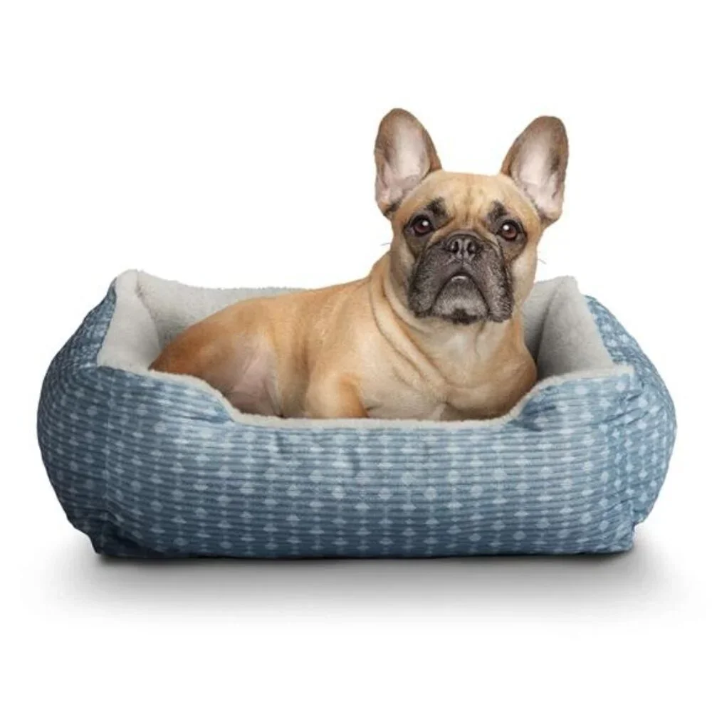 Cuddler Small Dog or Cat Bed, Blue 19